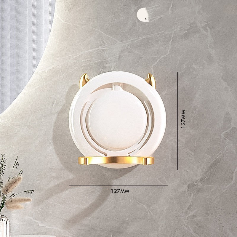 Hair Dryer Shelf Wall Hanging Without Punching - Bellarte Enchanté Hair Dryer Shelf Wall Hanging Without Punching